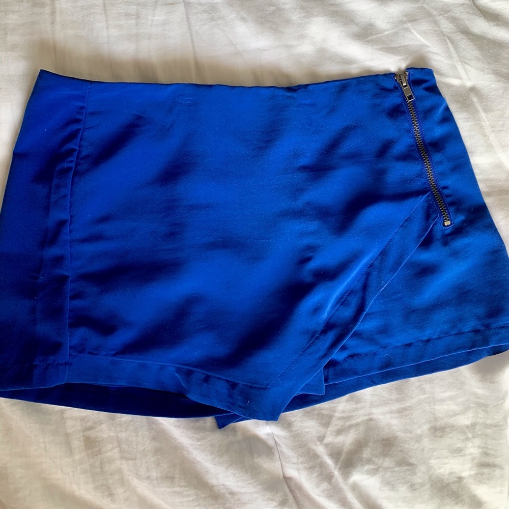 Royal Blue Mini Skort